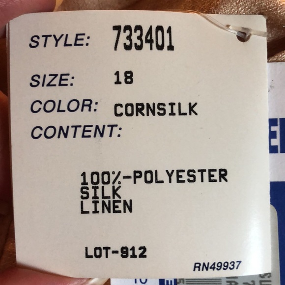 Tail Shantung golf shorts cornsilk 18 - Picture 9 of 10